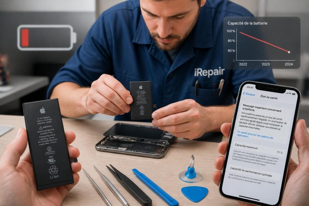découvrez quand et comment changer la batterie de votre iphone, les signes à surveiller, le coût du remplacement, et les alternatives possibles pour optimiser la durée de vie de votre téléphone.