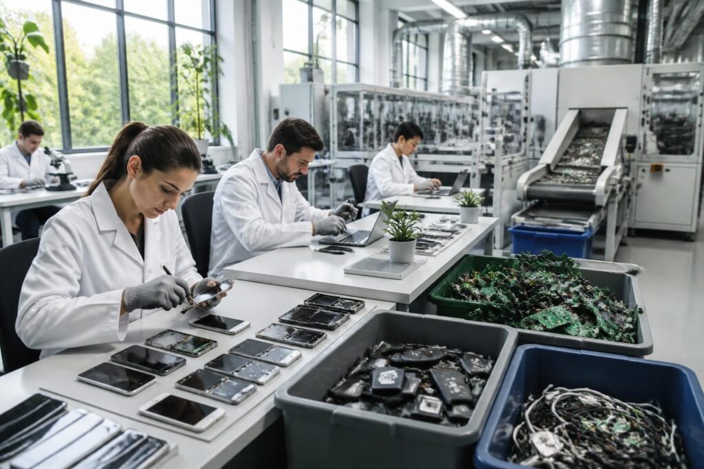 découvrez l'économie circulaire du numérique à travers le reconditionné, le réemploi et le recyclage pour un avenir plus durable et responsable.