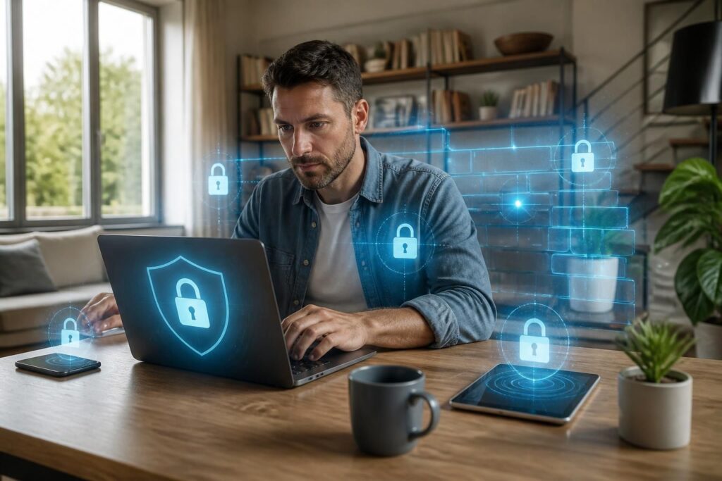 découvrez les réflexes essentiels pour assurer la cybersécurité à la maison et protéger vos données personnelles contre les cybermenaces.