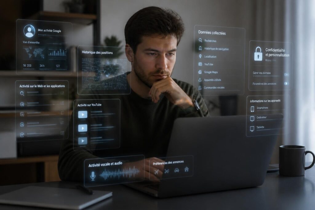 découvrez comment contrôler et gérer les informations que google collecte sur vous, y compris votre activité et historique, pour protéger votre vie privée en ligne.