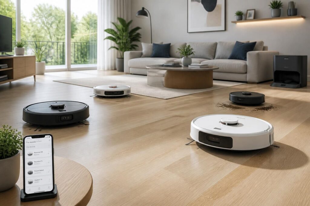 découvrez nos conseils pour bien choisir votre robot aspirateur connecté et optimiser le nettoyage de votre maison grâce à la technologie intelligente.