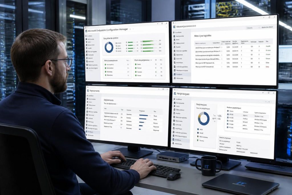 SCCM Microsoft : fonctionnement et utilité en gestion informatique d’entreprise