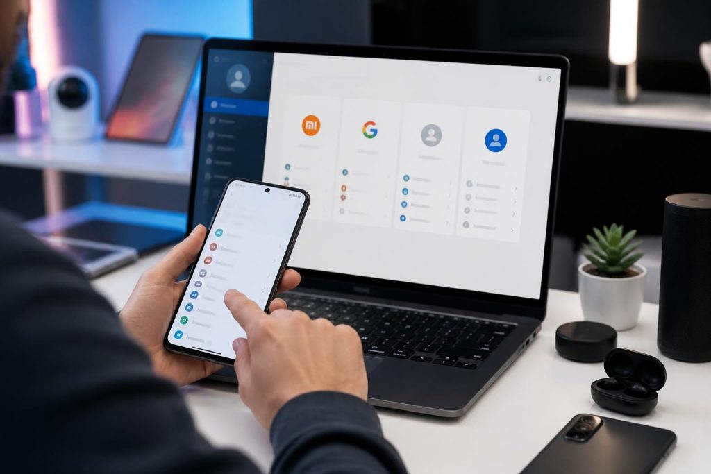 Supprimer compte Xiaomi sans mot de passe et gérer vos comptes Google associés