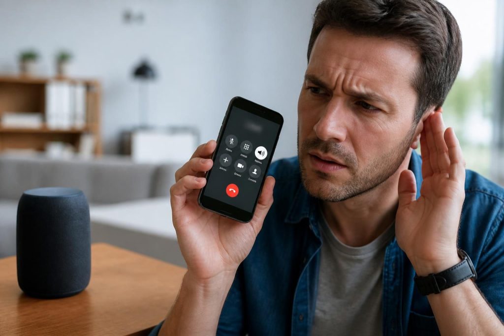 iPhone : que faire quand on n’entend pas son interlocuteur sauf en haut-parleur ?