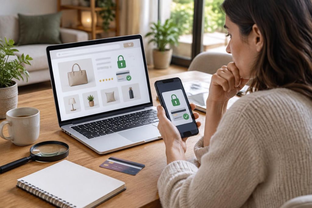 Comment vérifier un site fiable de vente en ligne avant d’acheter