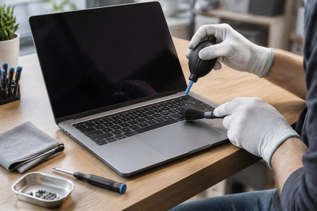 Entretien MacBook Pro : conseils pour nettoyage, maintenance et dépoussiérage