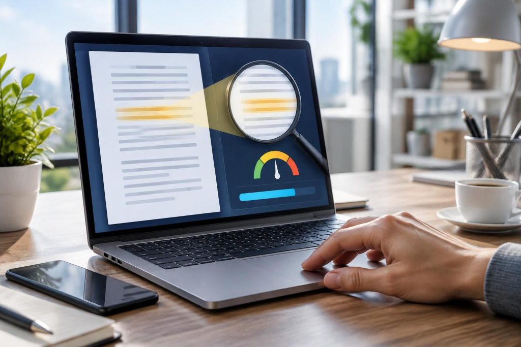 IA texte detector gratuit pour détecter et tester vos contenus écrits