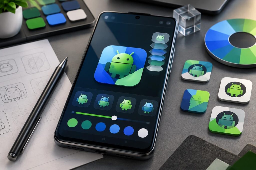 créez un logo android unique et personnalisez l’icône de votre application mobile pour renforcer votre identité et séduire vos utilisateurs.