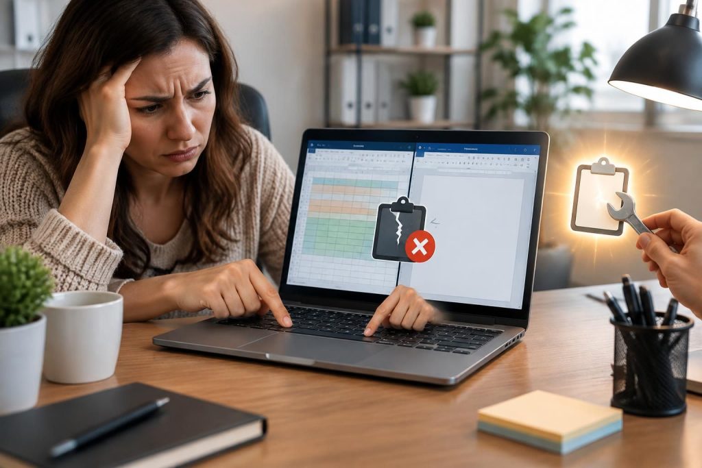 Pourquoi Ctrl C ne fonctionne plus dans Excel, Word et comment réparer
