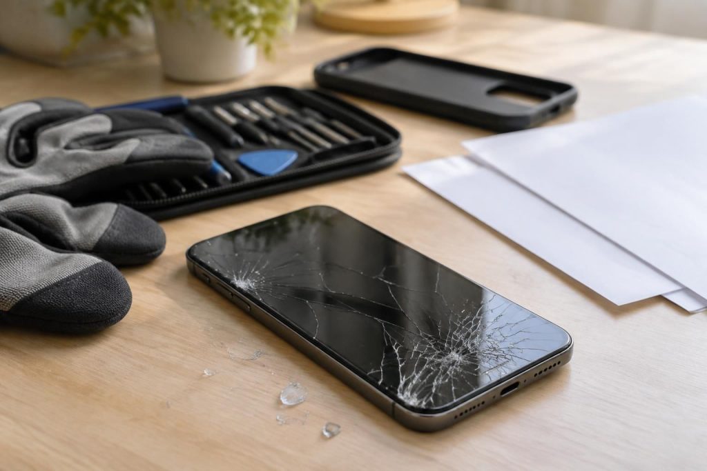 iPhone vitre cassée : risques, assurance et solutions pour un écran endommagé